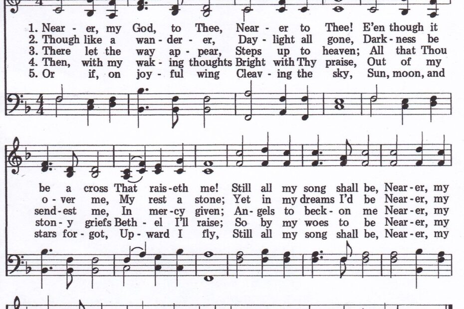 Nearer My God, to Thee - F Key