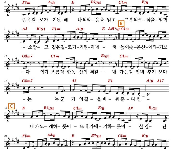 소원(삶의 작은 일에도) E
